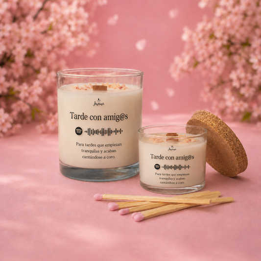 Vela Flor Japonesa 250 g con Cerillas