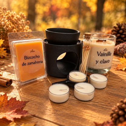 Dulce Otoño | Pack de velas de soja