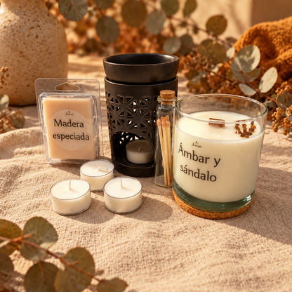 Refugio de Otoño | Pack de velas de soja