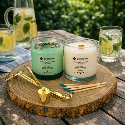 Pack Velas Menta & Bergamota