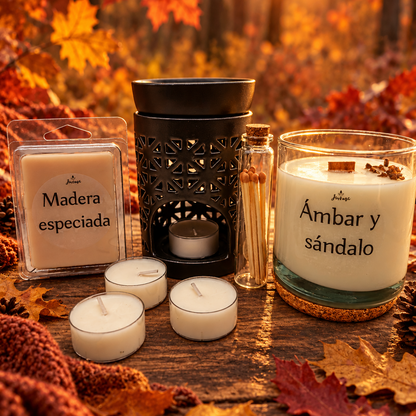 Refugio de Otoño | Pack de velas de soja