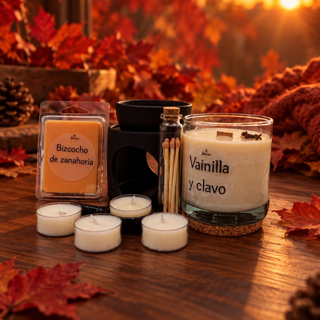 Dulce Otoño | Pack de velas de soja