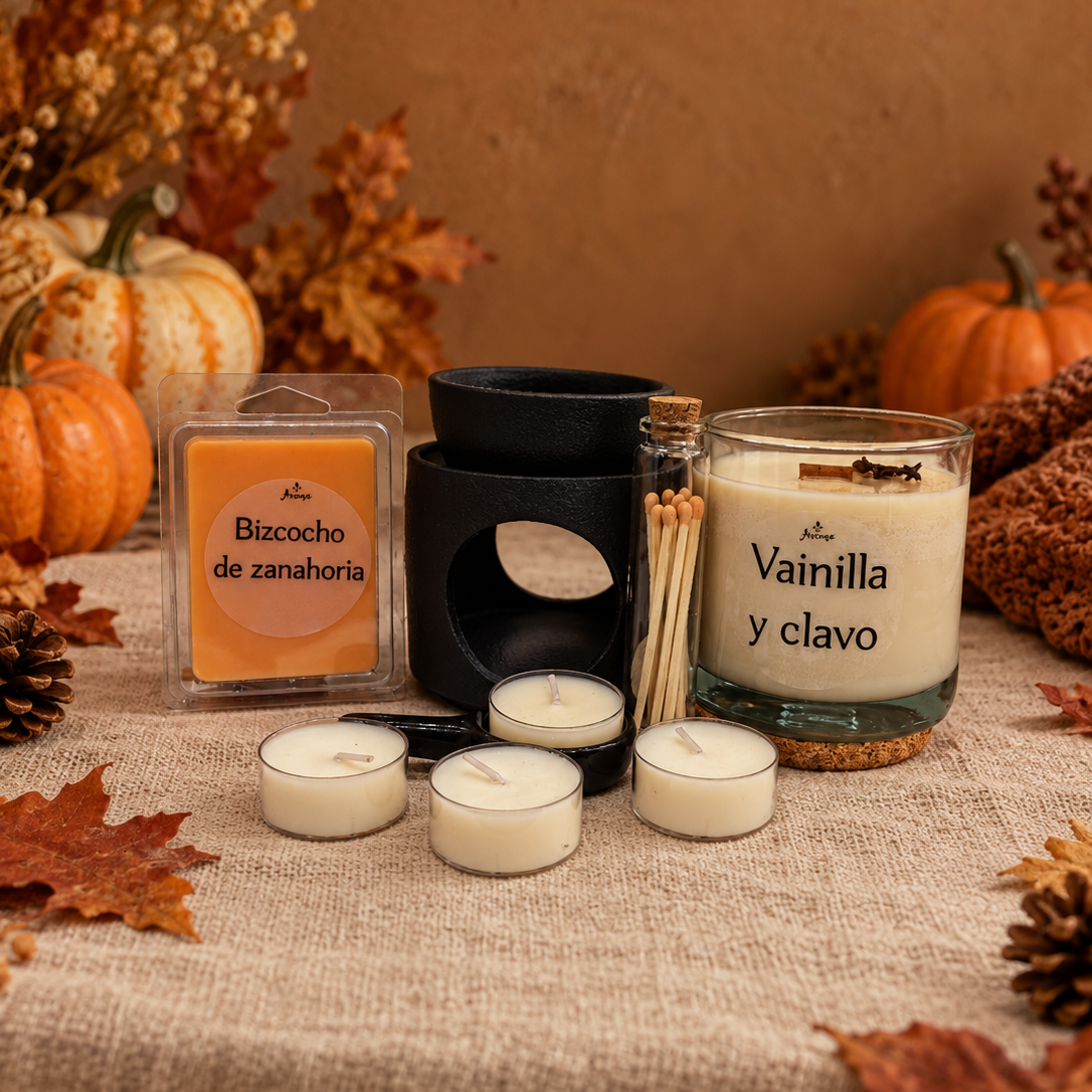 Dulce Otoño | Pack de velas de soja