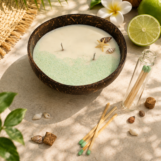 Vela de Coco y Lima